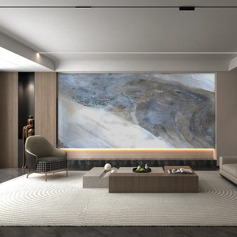 Amazon အစိမ်းရောင်နှင့် အပြာရောင်စီးရီး မာဘယ်နောက်ခံ နံရံအကန့်